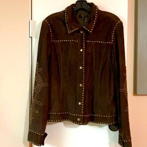 So gorgeous Leather Studded Jacket / Coat